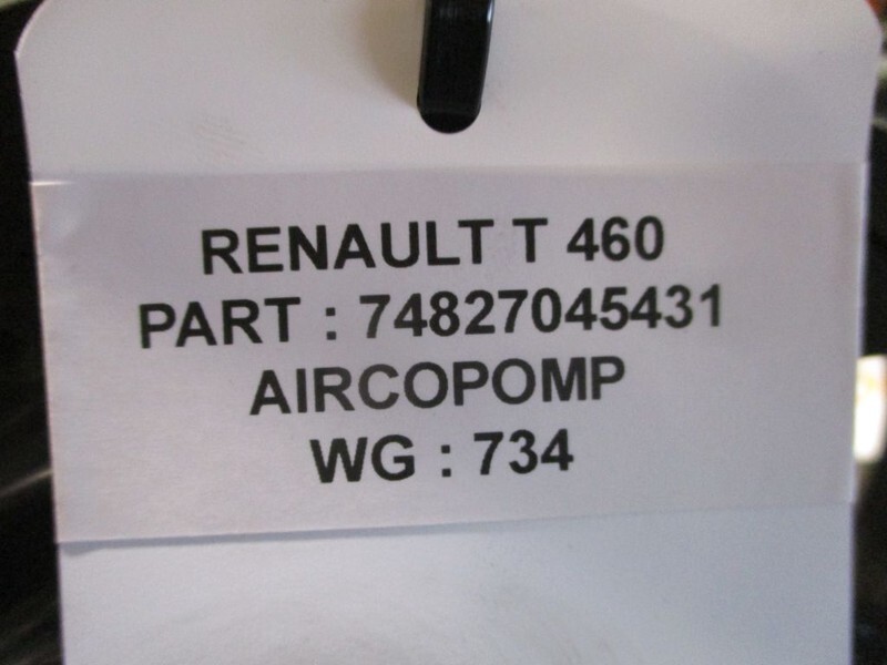 Renault 74827045431 aircopomp T 460 euro 6 - A/C part for Truck: picture 3 Renault 74827045431 aircopomp T 460 euro 6 - A/C part for Truck: picture 3