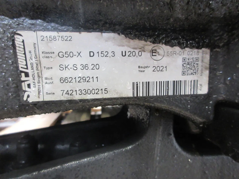 Volvo 21587522 // SAF HOLLAND G50-X D 152,3 U20,0 SK-S 3620 21587522 // SAF HOLLAND G50-X D 152,3 U20,0 SK-S 3620 MODEL 2023 - Fifth wheel coupling for Truck: picture 4 Volvo 21587522 // SAF HOLLAND G50-X D 152,3 U20,0 SK-S 3620 21587522 // SAF HOLLAND G50-X D 152,3 U20,0 SK-S 3620 MODEL 2023 - Fifth wheel coupling for Truck: picture 4