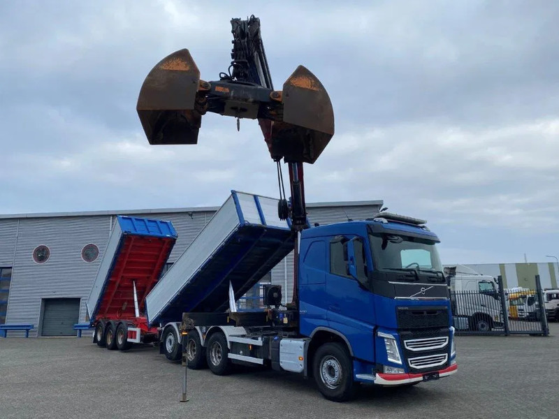 Volvo FH4-500 / HMF 3220K-RC / REMOTE / ROTATOR / 3SIDE TIPPER / DYNAMIC STEERING / ONLY:302623 KM / AUTOMATIC / EURO-6 / 2017 - Crane truck: picture 3 Volvo FH4-500 / HMF 3220K-RC / REMOTE / ROTATOR / 3SIDE TIPPER / DYNAMIC STEERING / ONLY:302623 KM / AUTOMATIC / EURO-6 / 2017 - Crane truck: picture 3