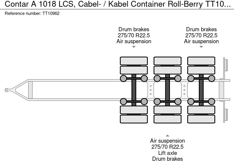 Contar A 1018 LCS, Cabel- / Kabel Container Roll-Berry on lease Contar A 1018 LCS, Cabel- / Kabel Container Roll-Berry: picture 19 Contar A 1018 LCS, Cabel- / Kabel Container Roll-Berry on lease Contar A 1018 LCS, Cabel- / Kabel Container Roll-Berry: picture 19