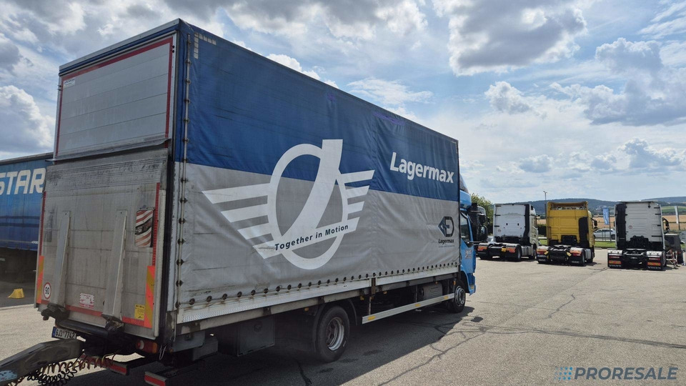 DAF LF 260 FA EURO 6 valník s plachtou + hydraulické čelo - prodejné jen s přívěsem GTS P0471Z - cena je za celou soupravu - Curtainsider truck: picture 4 DAF LF 260 FA EURO 6 valník s plachtou + hydraulické čelo - prodejné jen s přívěsem GTS P0471Z - cena je za celou soupravu - Curtainsider truck: picture 4