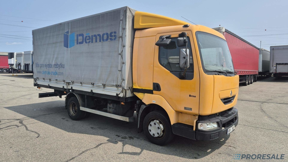 RENAULT MIDLUM 150.09/B EURO 3 - valník s plachtou - Curtainsider truck: picture 1 RENAULT MIDLUM 150.09/B EURO 3 - valník s plachtou - Curtainsider truck: picture 1