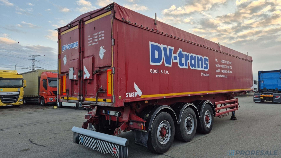 STAS SZ 336 K - sklápěč 52 m3 - Fe / Al - Tipper semi-trailer: picture 3 STAS SZ 336 K - sklápěč 52 m3 - Fe / Al - Tipper semi-trailer: picture 3