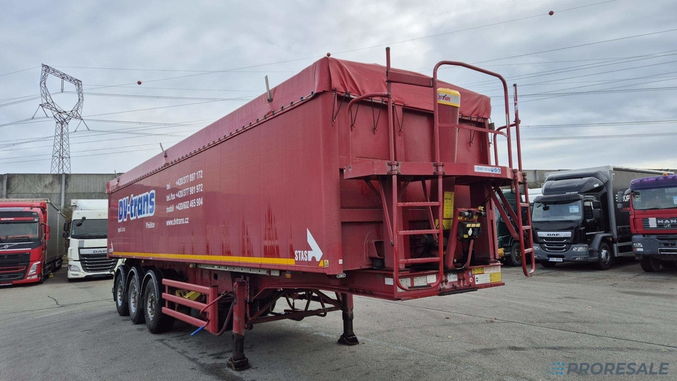 STAS SZ 336 K - sklápěč 52 m3 - Fe / Al - Tipper semi-trailer: picture 1 STAS SZ 336 K - sklápěč 52 m3 - Fe / Al - Tipper semi-trailer: picture 1