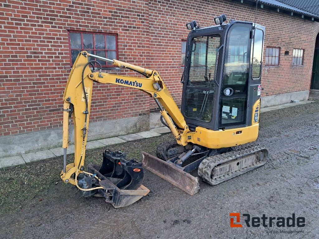 Minigraver Komatsu PC16R-3HS Lavt timetal! - Construction machinery: picture 1 Minigraver Komatsu PC16R-3HS Lavt timetal! - Construction machinery: picture 1