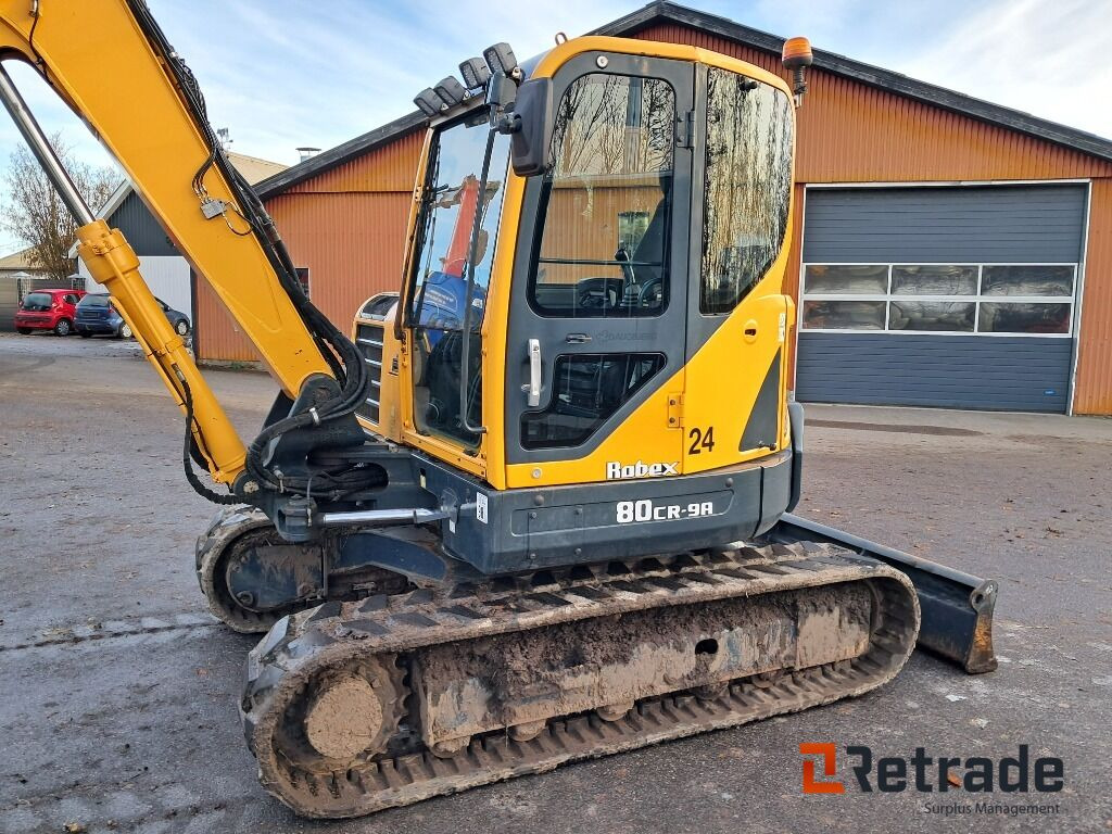 Crawler excavator Gravemaskine Hyundai  Robex 80 Cr 9A inkl. Sortergrab, tilt skovl og 3 skovle: picture 19