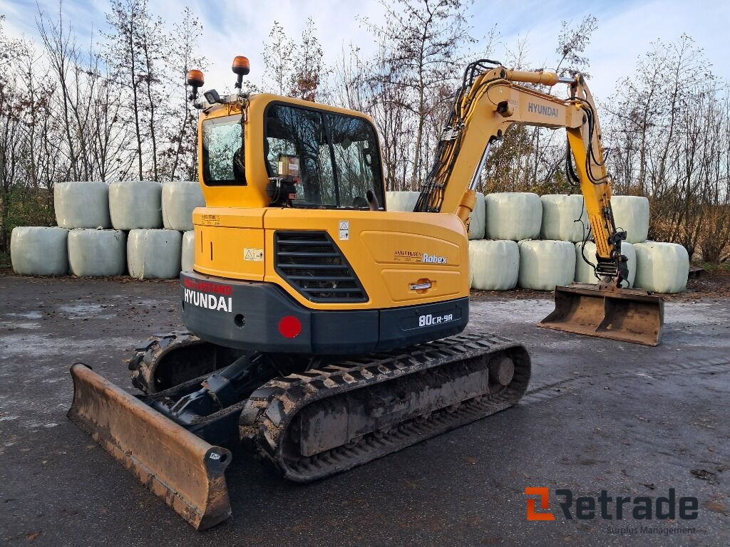 Crawler excavator Gravemaskine Hyundai  Robex 80 Cr 9A inkl. Sortergrab, tilt skovl og 3 skovle: picture 18