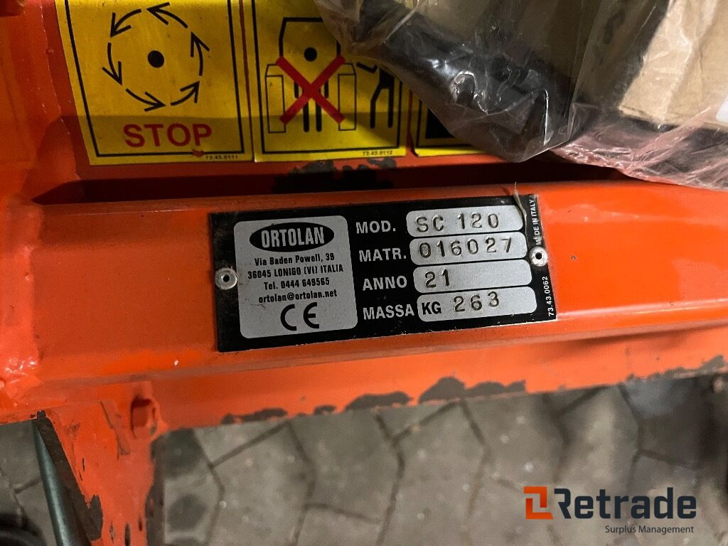 Soil tillage equipment Have- og landskabsudstyr Ortolan SC 120: picture 6