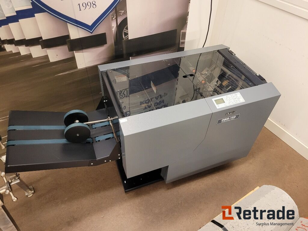 Häftesmaskin vikning falsning helautomatisk Duplo DBM-150 - Industrial equipment: picture 2 Häftesmaskin vikning falsning helautomatisk Duplo DBM-150 - Industrial equipment: picture 2