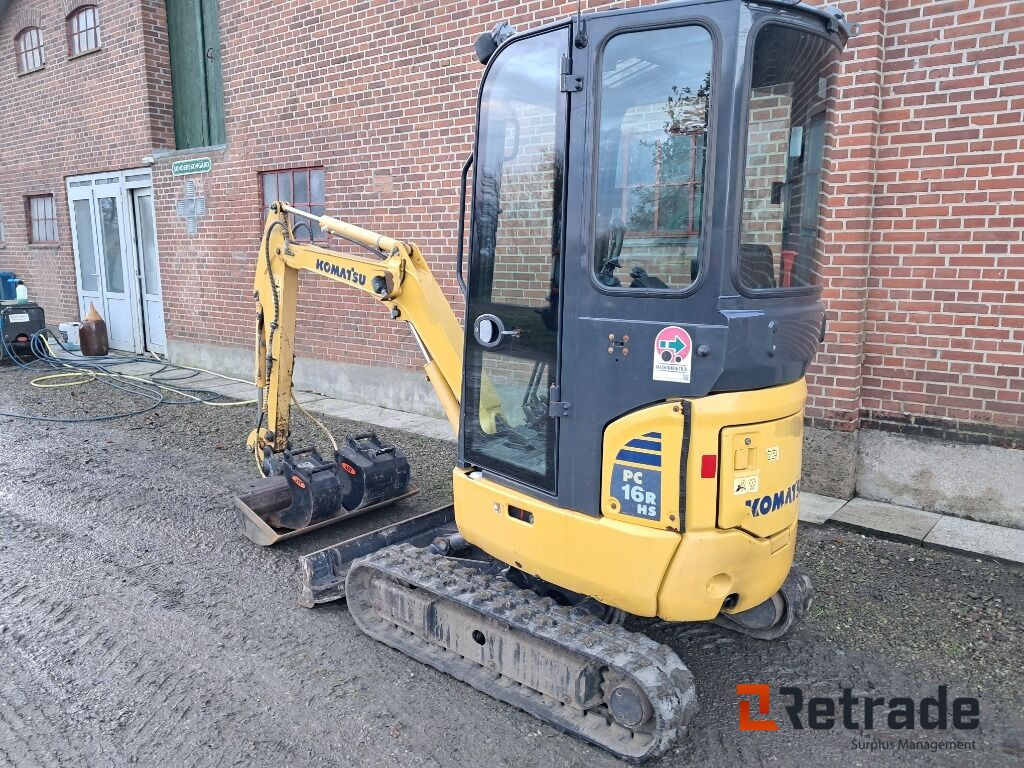 Minigraver Komatsu PC16R-3HS Lavt timetal! - Mini excavator: picture 5 Minigraver Komatsu PC16R-3HS Lavt timetal! - Mini excavator: picture 5
