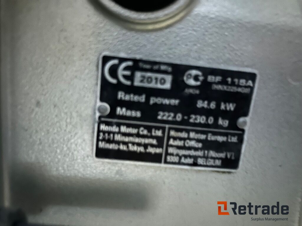 2010 Båt motor Honda 115 hk Four Stroke - Other machinery: picture 5 2010 Båt motor Honda 115 hk Four Stroke - Other machinery: picture 5