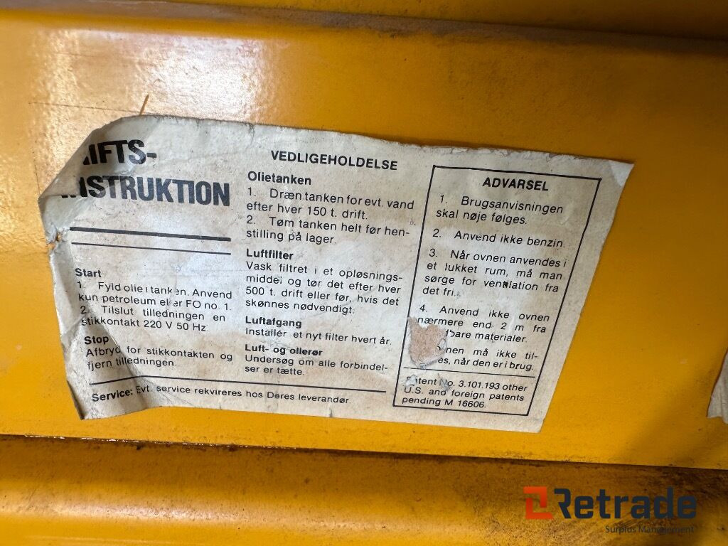 Varme kanon - Industrial heater: picture 5 Varme kanon - Industrial heater: picture 5