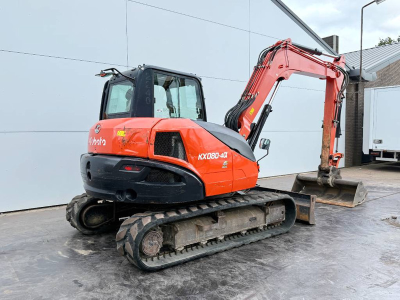 Kubota KX080-4A - Hammer Lines / Quick Coupler - Mini excavator: picture 5 Kubota KX080-4A - Hammer Lines / Quick Coupler - Mini excavator: picture 5
