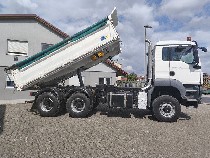 Tipper MAN MAN TGS 26.440 Kipper 6x6 Bordmatik Rollplane AHK Euro 5: picture 8