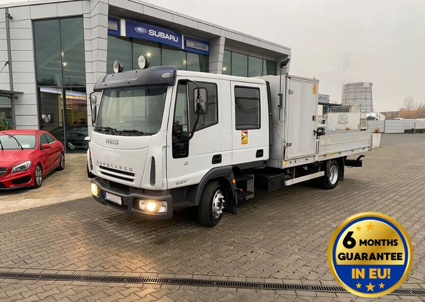 Iveco Eurocargo ML80E17 / HDS HMF / 1 Owner / Doka - Dropside/ Flatbed truck, Crane truck: picture 1 Iveco Eurocargo ML80E17 / HDS HMF / 1 Owner / Doka - Dropside/ Flatbed truck, Crane truck: picture 1