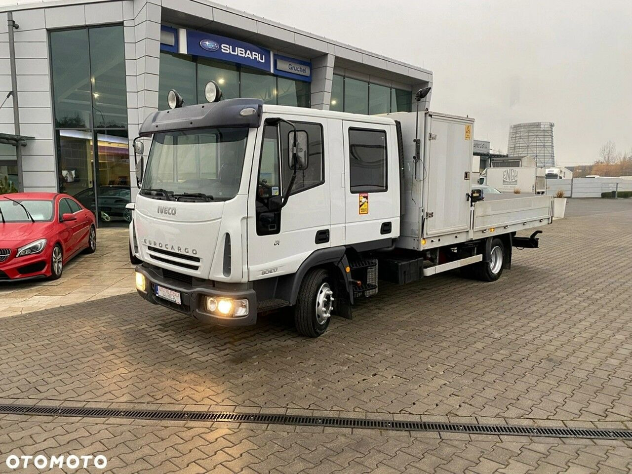 Iveco Eurocargo ML80E17 / HDS HMF / 1 Owner / Doka - Dropside/ Flatbed truck, Crane truck: picture 4 Iveco Eurocargo ML80E17 / HDS HMF / 1 Owner / Doka - Dropside/ Flatbed truck, Crane truck: picture 4