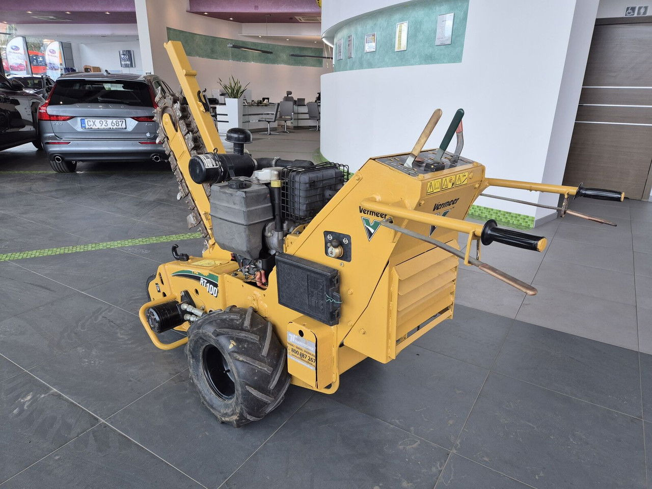 Trencher Vermeer RT100 / Trench SAW / Mini Chain Excavator / Idea L FOR Cables: picture 9