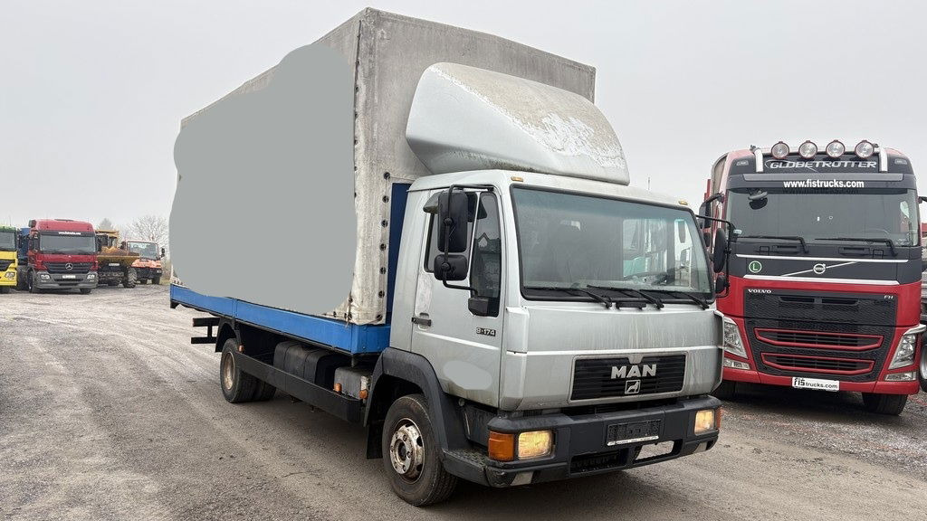 MAN 9.174 4x2 stake body+tarpaulin - Dropside/ Flatbed truck: picture 2 MAN 9.174 4x2 stake body+tarpaulin - Dropside/ Flatbed truck: picture 2