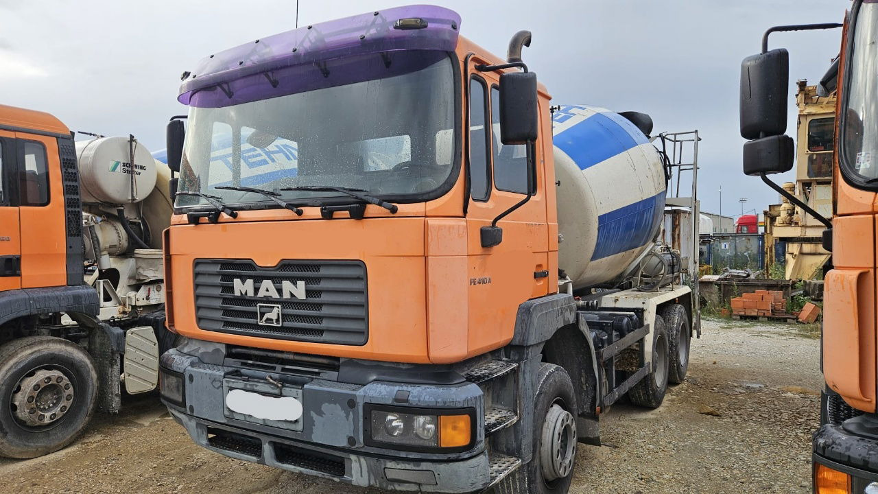 MAN FE 410A 8x4 mixer - 7m3 - euro 3 - Concrete mixer truck: picture 1 MAN FE 410A 8x4 mixer - 7m3 - euro 3 - Concrete mixer truck: picture 1