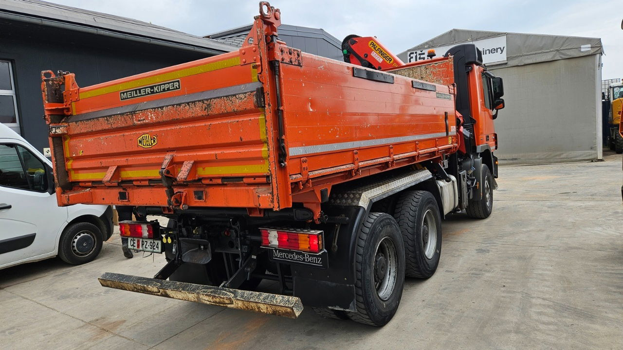 Mercedes-Benz Actros 3346 K palfinger PK 18002 - bordmatic - meiller tipper - EPS 3 pedals - Tipper: picture 5 Mercedes-Benz Actros 3346 K palfinger PK 18002 - bordmatic - meiller tipper - EPS 3 pedals - Tipper: picture 5