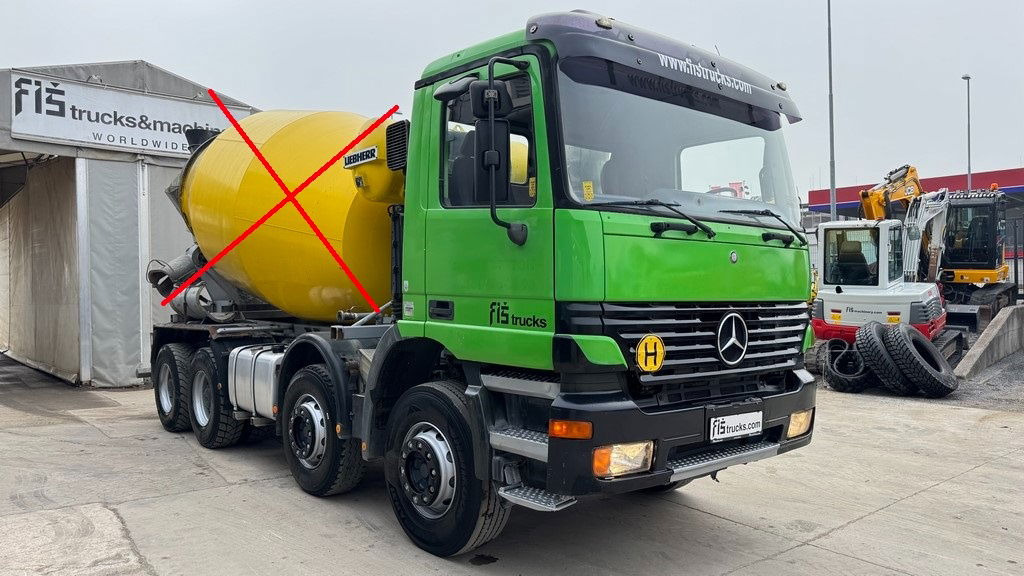 Mercedes-Benz Actros 4143 8x4 chassis - big axle - Cab chassis truck: picture 3 Mercedes-Benz Actros 4143 8x4 chassis - big axle - Cab chassis truck: picture 3