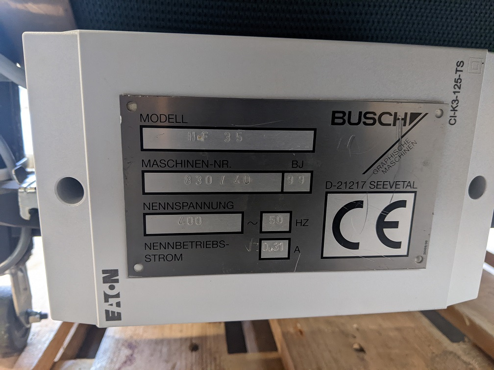 Chip conveyor Auxiliary conveyor Busch HF 35 - Belt conveyor: picture 2 Chip conveyor Auxiliary conveyor Busch HF 35 - Belt conveyor: picture 2