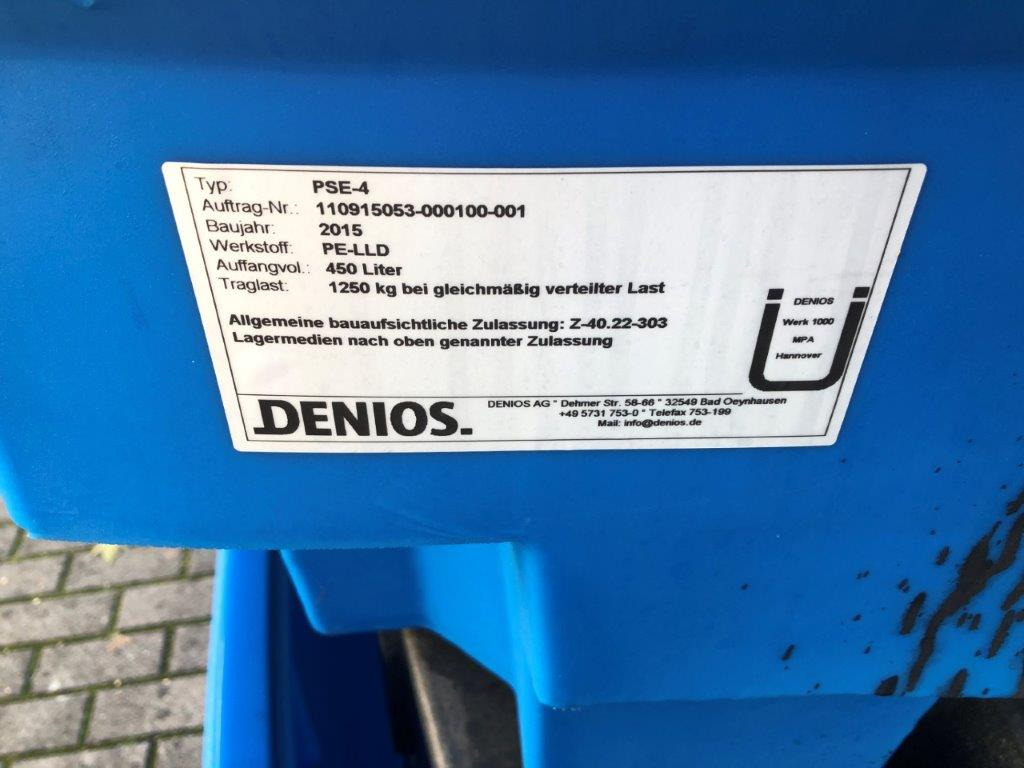 Hazardous material storage Denios PSE-4 450 liters - Storage tank: picture 4 Hazardous material storage Denios PSE-4 450 liters - Storage tank: picture 4