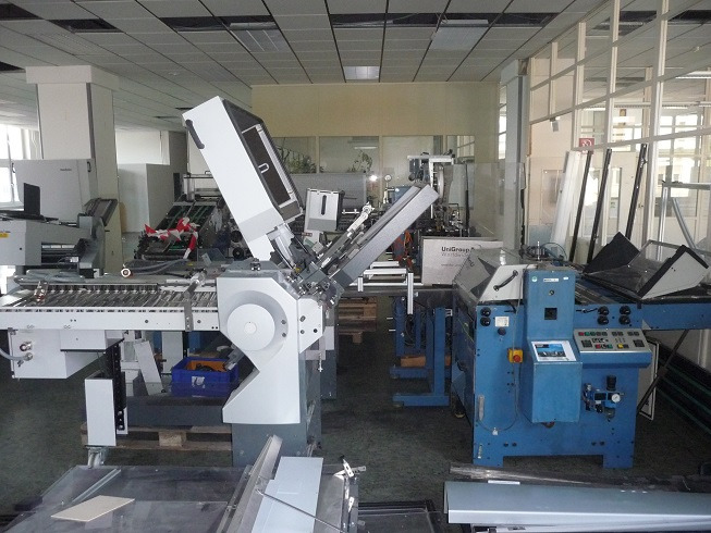 Heidelberg Stahlfolder PFH-82 pallet feeder with SSP-82 slitter shaft station - Folding machine: picture 1 Heidelberg Stahlfolder PFH-82 pallet feeder with SSP-82 slitter shaft station - Folding machine: picture 1