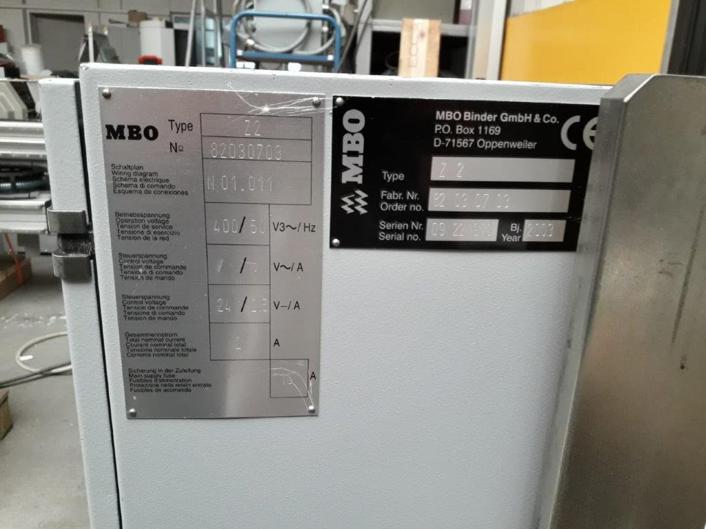 MBO Z2 mobile, 180° rotatable cross-fold unit with navigator control - Folding machine: picture 5 MBO Z2 mobile, 180° rotatable cross-fold unit with navigator control - Folding machine: picture 5