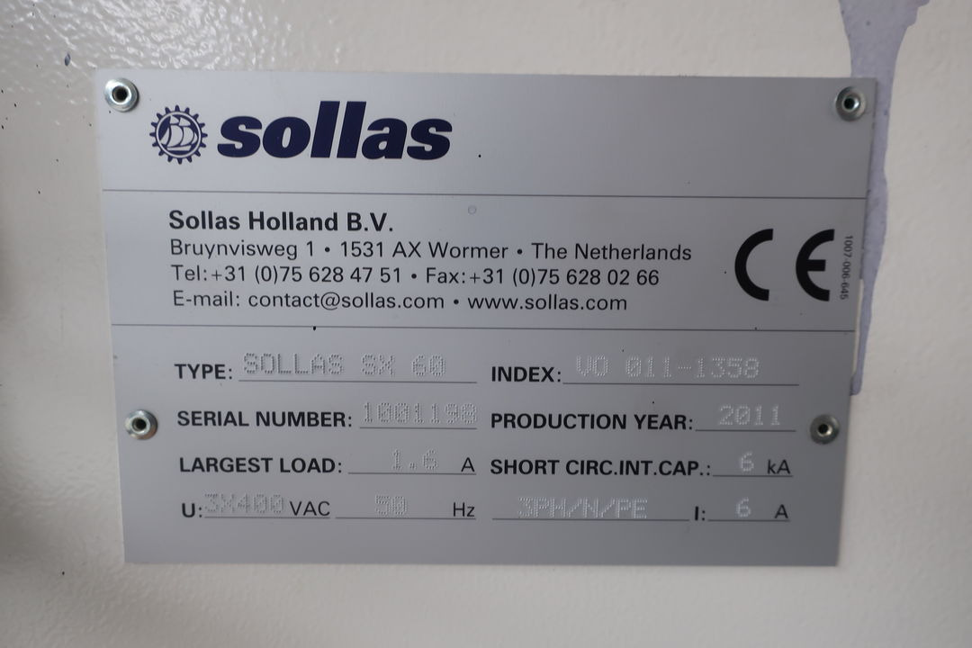 Sollas SX 60 film wrapping machine with moen maskinbyg pick and place feeder on lease Sollas SX 60 film wrapping machine with moen maskinbyg pick and place feeder: picture 6 Sollas SX 60 film wrapping machine with moen maskinbyg pick and place feeder on lease Sollas SX 60 film wrapping machine with moen maskinbyg pick and place feeder: picture 6