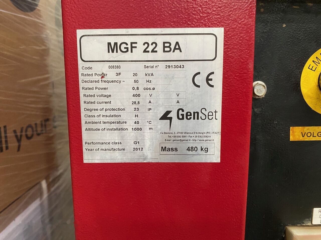 GenSet 20 kVa Yanmar - Generator set: picture 5 GenSet 20 kVa Yanmar - Generator set: picture 5