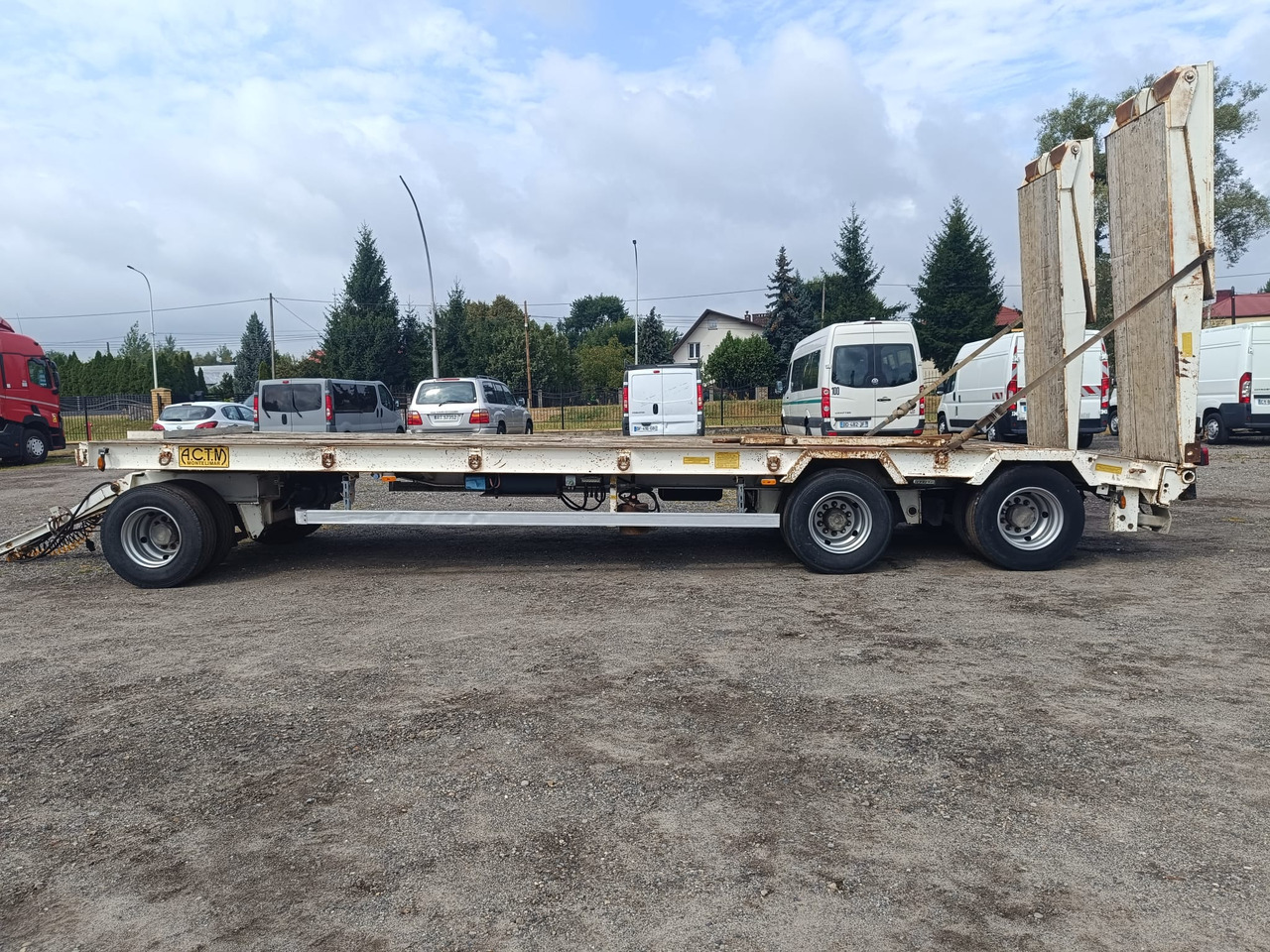 ACTM 3 osie 8m x 2,55 m lad 25 T - Low loader trailer: picture 4 ACTM 3 osie 8m x 2,55 m lad 25 T - Low loader trailer: picture 4