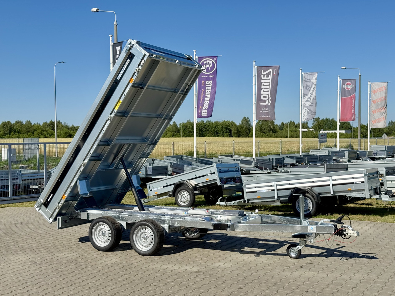 BRENDERUP BT4310STB2700 + najazdy ALU | 308 x 168 cm | 2700kg - Tipper trailer: picture 1 BRENDERUP BT4310STB2700 + najazdy ALU | 308 x 168 cm | 2700kg - Tipper trailer: picture 1