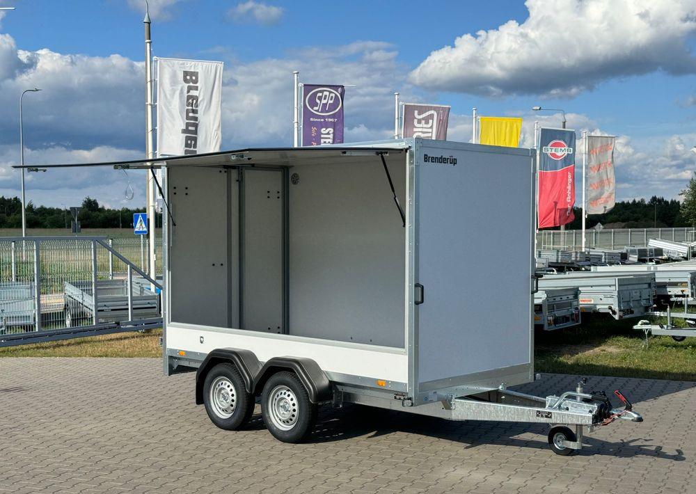 New Closed box trailer Brenderup Cargo CD300TB 300x155x185 cm 2000 kg drzwi + klapa: picture 7