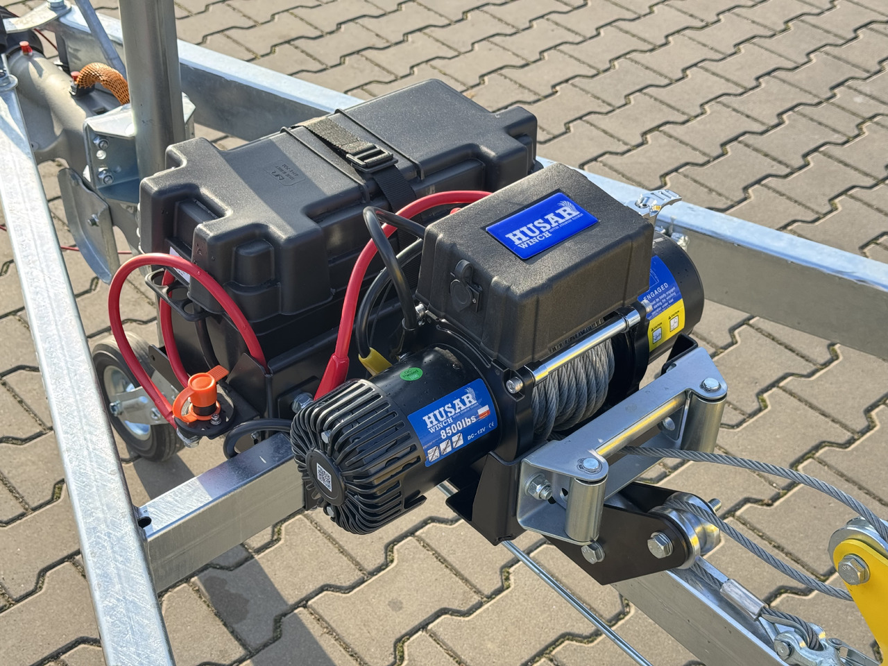 LORRIES TPB35-4925 + wciągarka elektryczna | 3500kg - Cable drum trailer: picture 2 LORRIES TPB35-4925 + wciągarka elektryczna | 3500kg - Cable drum trailer: picture 2