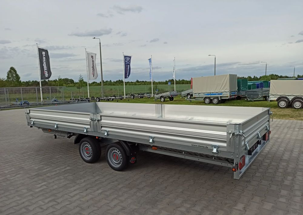STEMA SHP O2 35-52-22.2 | 510x213 cm ALU 3,5T hamowana - Dropside/ Flatbed trailer: picture 5 STEMA SHP O2 35-52-22.2 | 510x213 cm ALU 3,5T hamowana - Dropside/ Flatbed trailer: picture 5