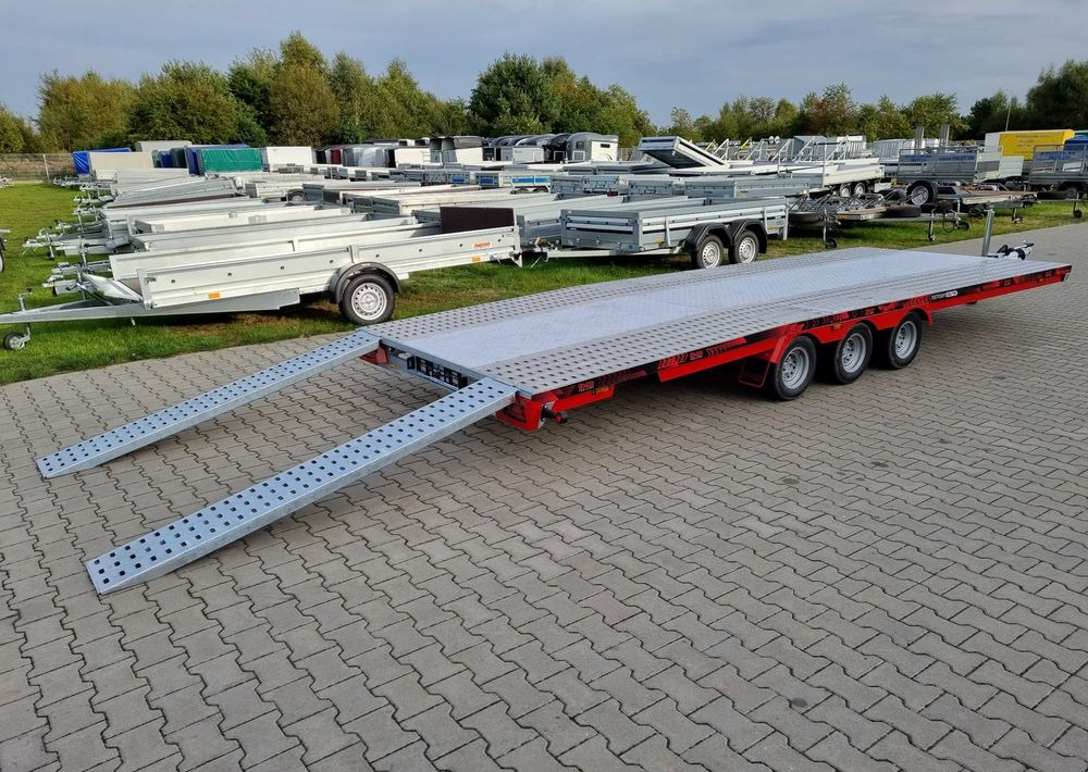 TA-NO Scorpio 55 PREMIUM laweta 3 osiowa 5.5m 3500kg DMC najazdy niski załadunek - Autotransporter trailer: picture 4 TA-NO Scorpio 55 PREMIUM laweta 3 osiowa 5.5m 3500kg DMC najazdy niski załadunek - Autotransporter trailer: picture 4