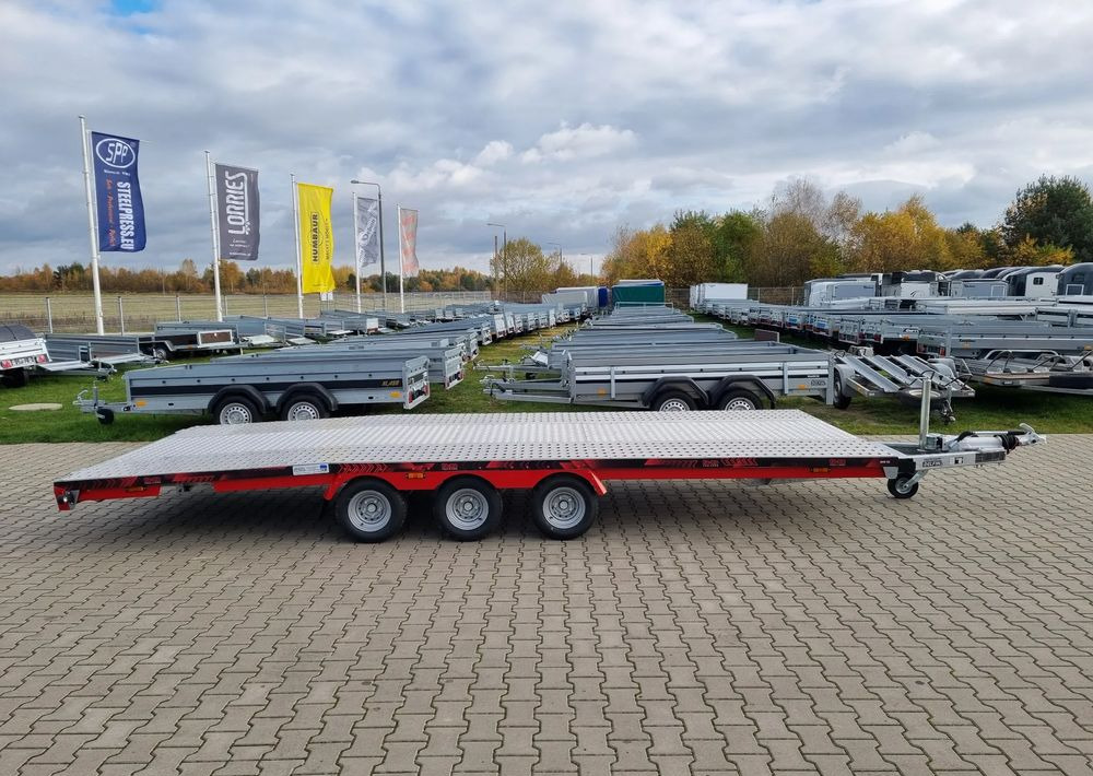 TA-NO Scorpio 55 PREMIUM laweta 3 osiowa 5.5m 3500kg DMC najazdy niski załadunek - Autotransporter trailer: picture 2 TA-NO Scorpio 55 PREMIUM laweta 3 osiowa 5.5m 3500kg DMC najazdy niski załadunek - Autotransporter trailer: picture 2