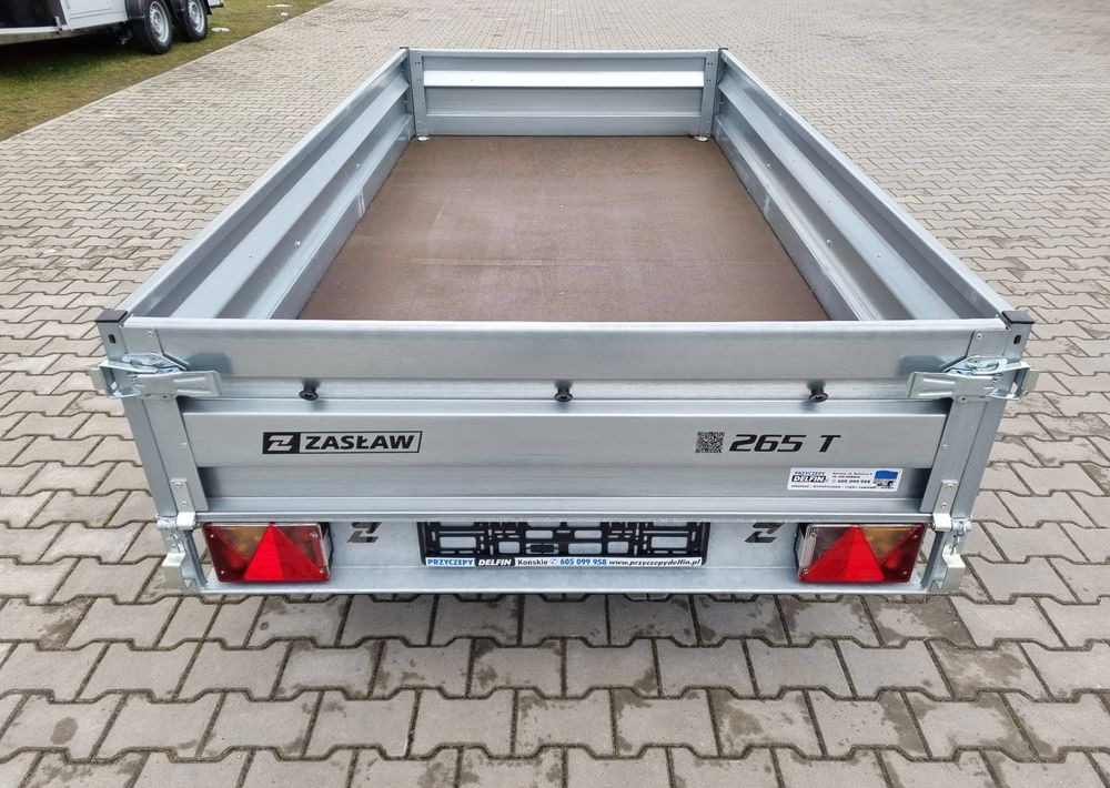 ZASŁAW 265T | 265 x 132 / 750 kg/ 2 osie / lekka przyczepa skrzyniowa - Dropside/ Flatbed trailer: picture 5 ZASŁAW 265T | 265 x 132 / 750 kg/ 2 osie / lekka przyczepa skrzyniowa - Dropside/ Flatbed trailer: picture 5
