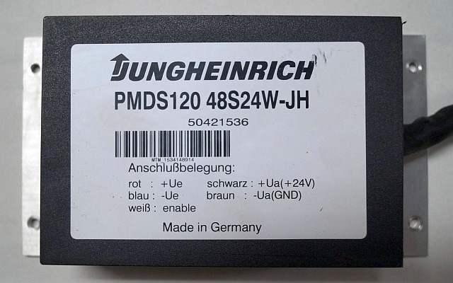 Jungheinrich 50421536 | Transformer 48V-24V PMDS120 48S 24W-JH snn. MTM153414891 - Electrical system for Material handling equipment: picture 3 Jungheinrich 50421536 | Transformer 48V-24V PMDS120 48S 24W-JH snn. MTM153414891 - Electrical system for Material handling equipment: picture 3
