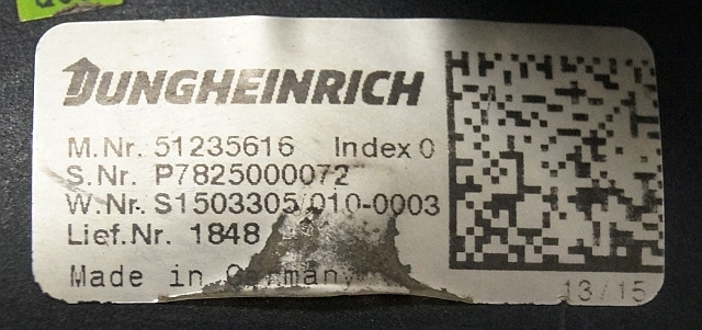 Jungheinrich 51235616 | Contro levers with side shift function Index O sn. P7825 - Electrical system for Material handling equipment: picture 4 Jungheinrich 51235616 | Contro levers with side shift function Index O sn. P7825 - Electrical system for Material handling equipment: picture 4