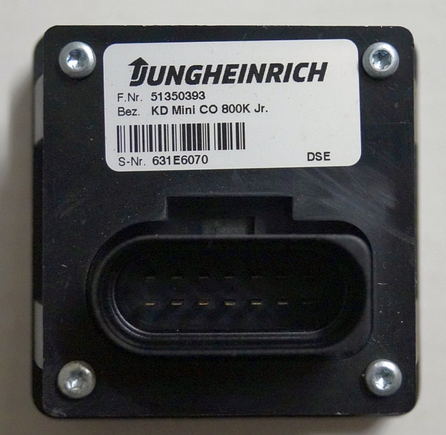 Jungheinrich 51350393 | Display KD mini Co 800K Jr. sn. 631E6070 - Dashboard for Material handling equipment: picture 2 Jungheinrich 51350393 | Display KD mini Co 800K Jr. sn. 631E6070 - Dashboard for Material handling equipment: picture 2