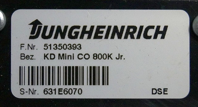 Jungheinrich 51350393 | Display KD mini Co 800K Jr. sn. 631E6070 - Dashboard for Material handling equipment: picture 3 Jungheinrich 51350393 | Display KD mini Co 800K Jr. sn. 631E6070 - Dashboard for Material handling equipment: picture 3