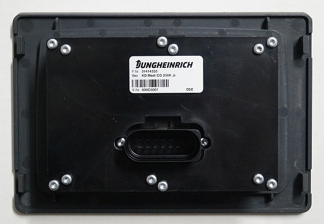 Jungheinrich 51414555 | Display KD MEDI CO 250K Jr DSE sn. 606C6007 - Dashboard for Material handling equipment: picture 2 Jungheinrich 51414555 | Display KD MEDI CO 250K Jr DSE sn. 606C6007 - Dashboard for Material handling equipment: picture 2