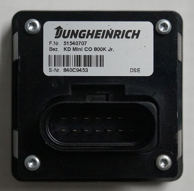 Jungheinrich 51540707 | Display KD mini Co 800K Jr. sn. 840C9453 - Dashboard for Material handling equipment: picture 2 Jungheinrich 51540707 | Display KD mini Co 800K Jr. sn. 840C9453 - Dashboard for Material handling equipment: picture 2
