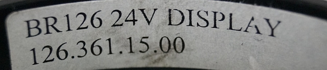 Linde 1263611500 | Monitoring display 24V sn. 257879 from P60 24V - Dashboard for Material handling equipment: picture 3 Linde 1263611500 | Monitoring display 24V sn. 257879 from P60 24V - Dashboard for Material handling equipment: picture 3