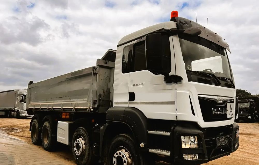 MAN TGS 35.460 I 8X4 I Bordmatik I Meiller 3-stronna wywrotka I Euro 6 I Retarder I - Tipper: picture 3 MAN TGS 35.460 I 8X4 I Bordmatik I Meiller 3-stronna wywrotka I Euro 6 I Retarder I - Tipper: picture 3