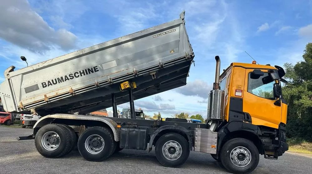 Renault K 440 8x4 • Bordmatik • Klima •  Meiller • Euro 6 • 3-stronna wywrotka • 299 000 km - Tipper: picture 2 Renault K 440 8x4 • Bordmatik • Klima •  Meiller • Euro 6 • 3-stronna wywrotka • 299 000 km - Tipper: picture 2