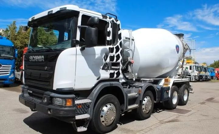 Scania G 410 8x4 – betonowóz Liebherr HTM 904 (9 m³) - Concrete mixer truck: picture 2 Scania G 410 8x4 – betonowóz Liebherr HTM 904 (9 m³) - Concrete mixer truck: picture 2
