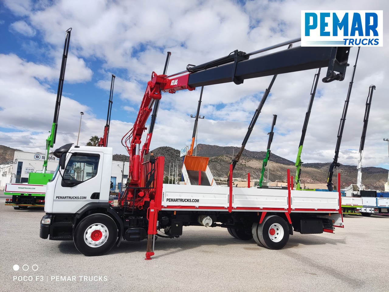 Crane truck RENAULT PREMIUM 270 DCI GRUA CAJA FIJA: picture 22